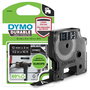 Dymo DYMO D1 Cinta de Vinilo 12mm x 3m Blanco sobre Negro