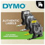 Dymo DYMO D1 Cinta de Vinilo 12mm x 3m Blanco sobre Negro