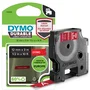 DYMO D1 - Cinta de Vinilo Durable para Etiquetas - Blanco sobre Rojo - 12mm x 3m - Compatible con LabelManager 160, 210D, 280, 360D, 420P, Plug N Play