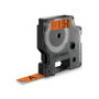 Dymo Cinta D1 Durable 12mm x 3m Negro sobre Naranja