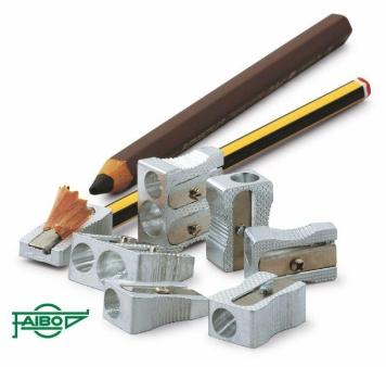 Faibo Afilalápices Forma De Cuña Doble Uso Para Lápices Hasta 10 mm - 12 Ud Faibo Afilalápices Forma De Cuña Doble Uso Para Lápices Hasta 10 mm - 12 Ud