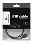 Gembird CCP-MUSB2.0-AMBM-1M Cable USB-A a Micro-USB B (Macho/Macho) 1m, Negro, Contactos Chapados en Oro, para Carga y Datos
