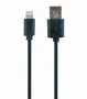 Gembird CC-USB2-AMLM-1M Cable USB 2.0 A Lightning 1 m Para iPhone 5, 6 y iPad, Negro - Carga y Datos