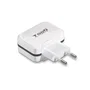 TooQ Cargador de Pared USB con Tecnología IA, 2 Puertos, 5V 3.4A (17W), Blanco - TQWC-1S02WT
