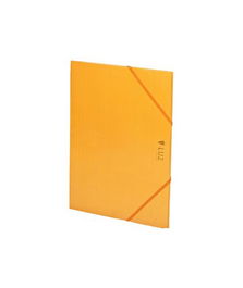 Carpeta De Gomas Y Solapas Carchivo Luz Carton Plastificado Brillo Fº Naranja (Set de 5)
