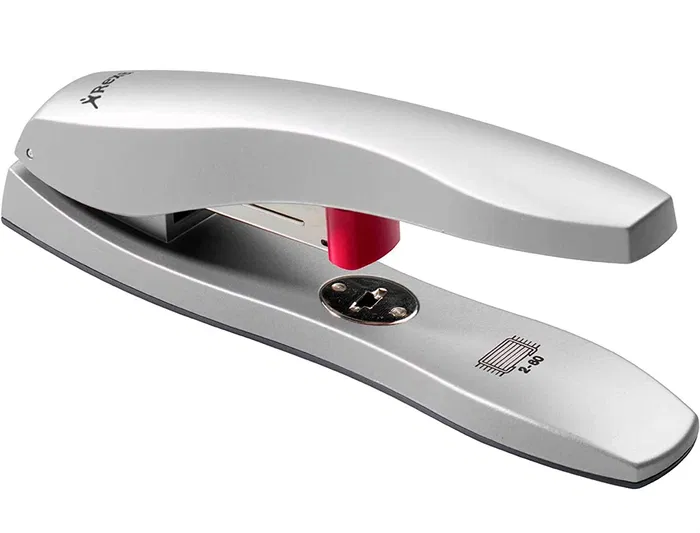 Rexel Odyssey Grapadora Metálica Plata, Capacidad de Grapado 60 Hojas, Usa Grapas Odyssey