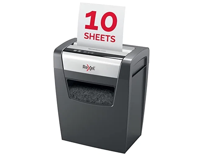 Rexel Momentum X410 Destructora de Papel Corte Confeti Negro/Gris