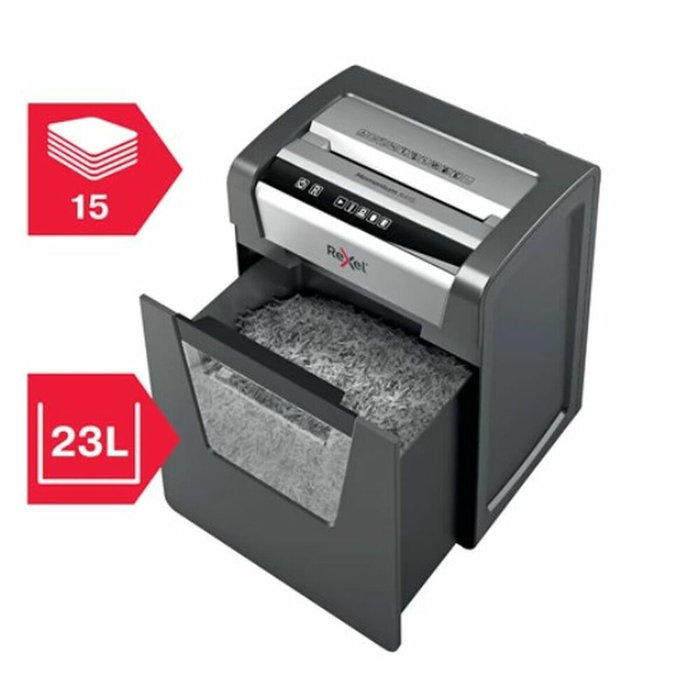 Rexel Momentum X415 Destructora de Papel Negro con Corte de Partículas P4 Rexel Momentum X415 Destructora de Papel Negro con Corte de Partículas P4