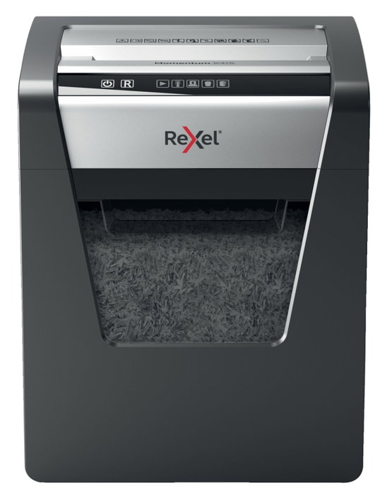 Rexel Momentum X415 Destructora de Papel Negro con Corte de Partículas P4 Rexel Momentum X415 Destructora de Papel Negro con Corte de Partículas P4