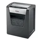 Rexel Momentum X415 - Trituradora de Papel de Corte Cruzado Nivel de Seguridad P-4 (4x40mm) para 15 Hojas, Silenciosa 58dB, Negro/Gris