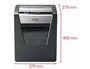 Rexel Momentum X415 Destructora de Papel Corte Cruzado P4 23L Negro, Gris