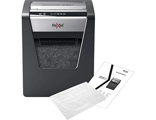 Rexel Momentum X415 Destructora de Papel Corte Cruzado P4 23L Negro, Gris
