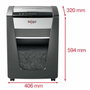 Rexel Momentum X420 Destructora de papel corte confeti 4x40mm negro