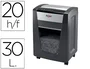 Rexel momentum x420 Destructora de Documentos, Capacidad de Corte 20 Hojas, Corte Cruzado P4, Papelera 30L