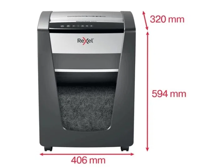 Rexel Momentum X420 Destructora de papel corte confeti 4x40mm negro Rexel Momentum X420 Destructora de papel corte confeti 4x40mm negro