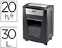 Rexel momentum x420 Destructora de Documentos, Capacidad de Corte 20 Hojas, Corte Cruzado P4, Papelera 30L