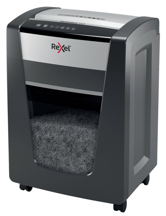 Rexel Momentum X420 Destructora de papel corte confeti 4x40mm negro Rexel Momentum X420 Destructora de papel corte confeti 4x40mm negro