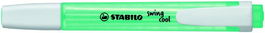 Marcador Fluor Stabilo Swing Cool 275 Verde (Set de 10)