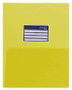 Office box Carpeta dossier extra gruesa con 2 bolsillos y tarjetero, Amarillo, DIN A4