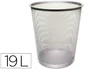 Q-connect Papelera Metálica Rejilla Gris 295x345mm 19 Litros