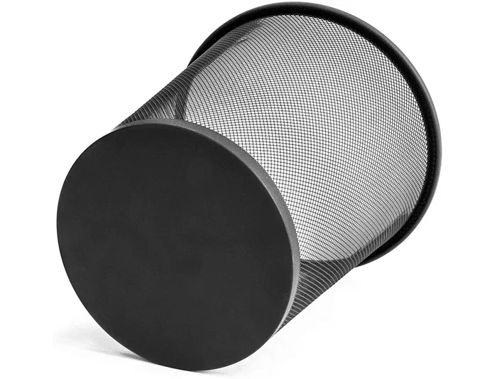 Q-connect Papelera Metálica Rejilla Negra 295x345mm 19 Litros