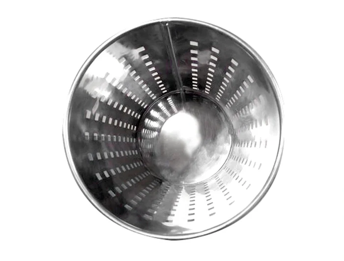 Q-connect Papelera Metálica Cromada Perforada 250x325 mm