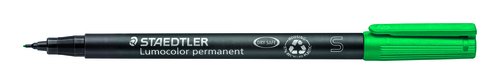 Rotulador Permanente Staedtler 313 Lumocolor (S) Verde (Set de 10) Rotulador Permanente Staedtler 313 Lumocolor (S) Verde (Set de 10)