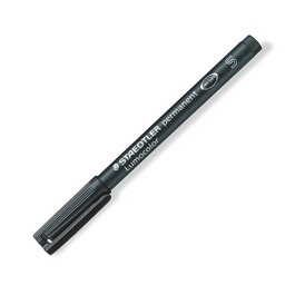 Staedtler Lumocolor Rotulador permanente negro trazo 0,4mm