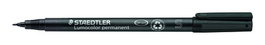 STAEDTLER Rotulador permanente Lumocolor trazo 0,4mm negro