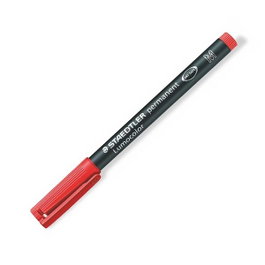 Staedtler Lumocolor Rotulador permanente rojo 0,9 mm