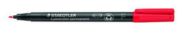Staedtler Lumocolor Rotulador permanente rojo trazo 0,6mm
