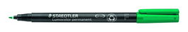 Staedtler Lumocolor Rotulador permanente verde 0,6 mm punta fina