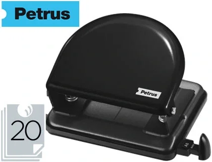 Petrus Taladro de Oficina Modelo 52 Negro (20 Hojas) Petrus Taladro de Oficina Modelo 52 Negro (20 Hojas)