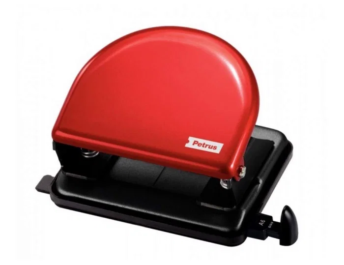 Petrus Taladro 52 Rojo, capacidad 20 hojas