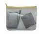 Office box Bolsa multiusos de malla DIN A5 con cremallera, amarillo