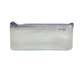 Dosier Sobre Office Box Cierre Cremallera 200X90 Mm. Violeta (Set de 10)