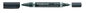 Staedtler Lumocolor Duo Rotulador permanente negro 0,6 mm y 0,9 mm