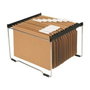 Gio Bastidor Kit Office para carpetas colgantes A4/Folio Cromado-Negro