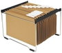 Gio Bastidor Kit Office para carpetas colgantes A4/Folio Cromado-Negro