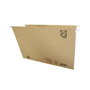 Gio Pack de 25 carpetas colgantes A4 kraft bicolor con visor superior