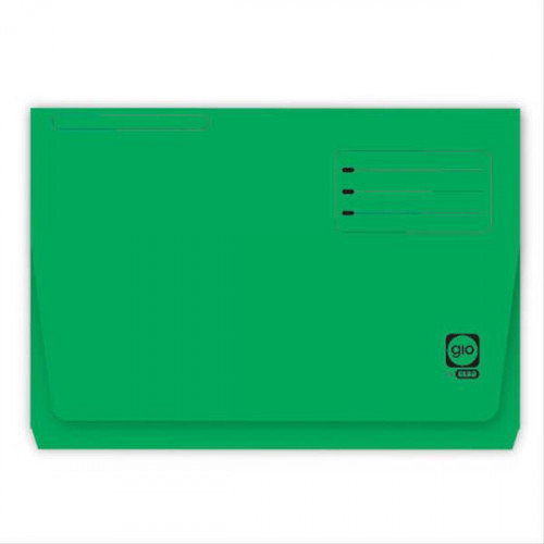 GIO BY ELBA Subcarpeta GIO Pocket con bolsa fuelle 30mm Verde GIO BY ELBA Subcarpeta GIO Pocket con bolsa fuelle 30mm Verde