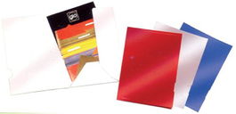 Subcarpeta Gio 2 Solapas 275G A4 Plastif. Blanco Paquete De 25 (32810)