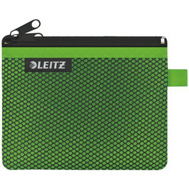 Bolsita De Viaje Leitz Wow Nylon C/Cremallera 2 Dptos. S (14X10.5) Verde