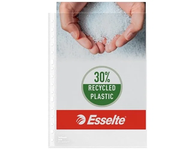 Esselte Fundas A4 Piel de Naranja 80 Micras 16 Taladros Caja de 100