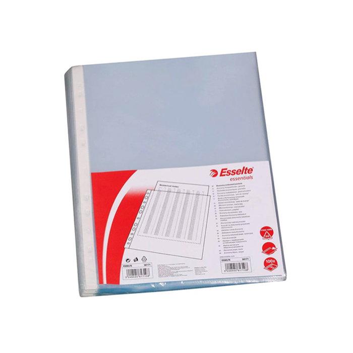 Esselte Fundas Multitaladro A4 80 Micras Piel de Naranja 16 Taladros