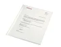 Esselte Fundas de Polipropileno Cristal 80 Micras para Folio, 16 Taladros