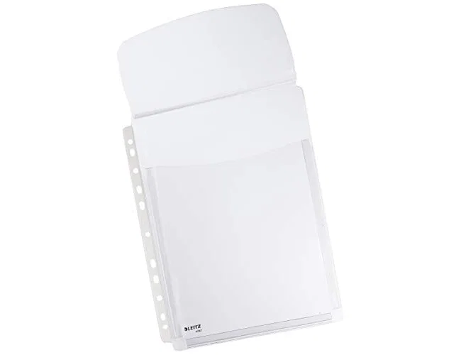 Leitz Fundas Multitaladro con Fuelle y Solapa A4 Pack de 5 Leitz Fundas Multitaladro con Fuelle y Solapa A4 Pack de 5