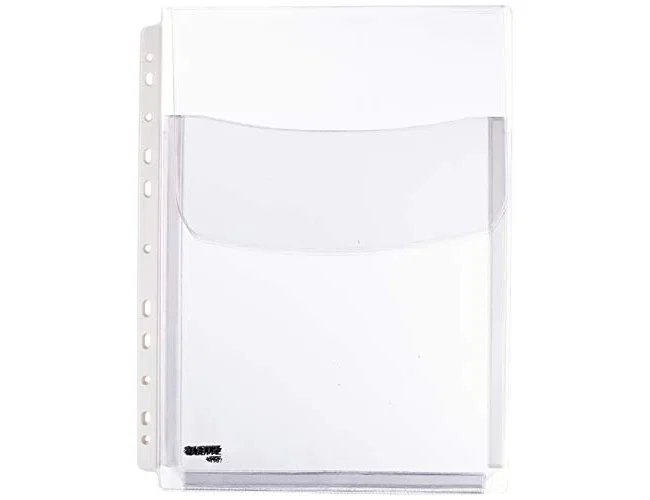 Leitz Fundas Multitaladro con Fuelle y Solapa A4 Pack de 5 Leitz Fundas Multitaladro con Fuelle y Solapa A4 Pack de 5