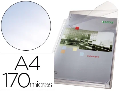 Leitz Fundas Multitaladro con Fuelle y Solapa A4 Pack de 5
