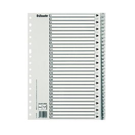 Esselte Índice Numérico 1-33 Gris Polipropileno Folio